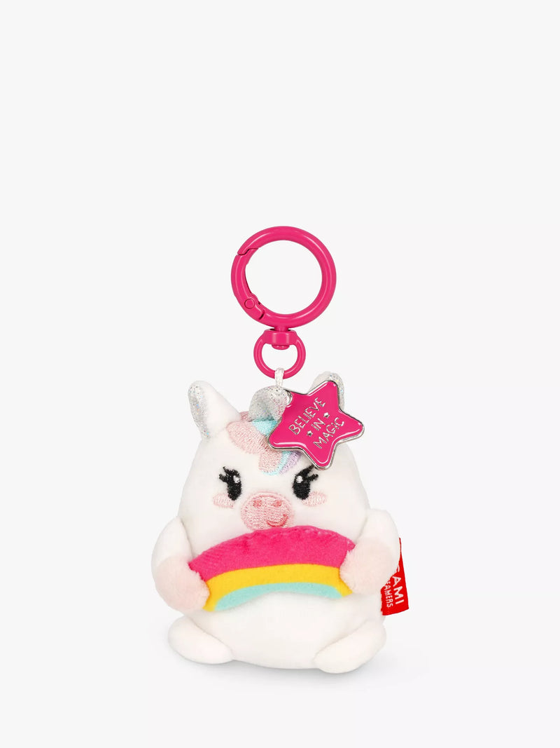 Super Soft Tiny Plush Key Ring - Unicorn