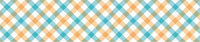 Washi Tape - Checkered Orange