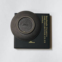 Incense & Smudging Dish - Black Stoneware and Gold Dome