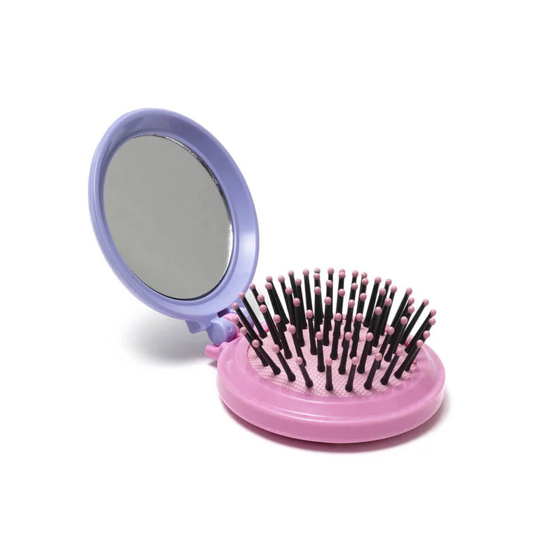 Hair Brush With Mirror - Unicorn