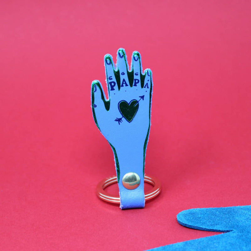 Papa Key Fob - Acid Green