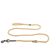Dog Leash Braided Adjustable M/L - Off White/Ochre