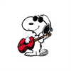 Peanuts Music is Life Pin - Guitar
