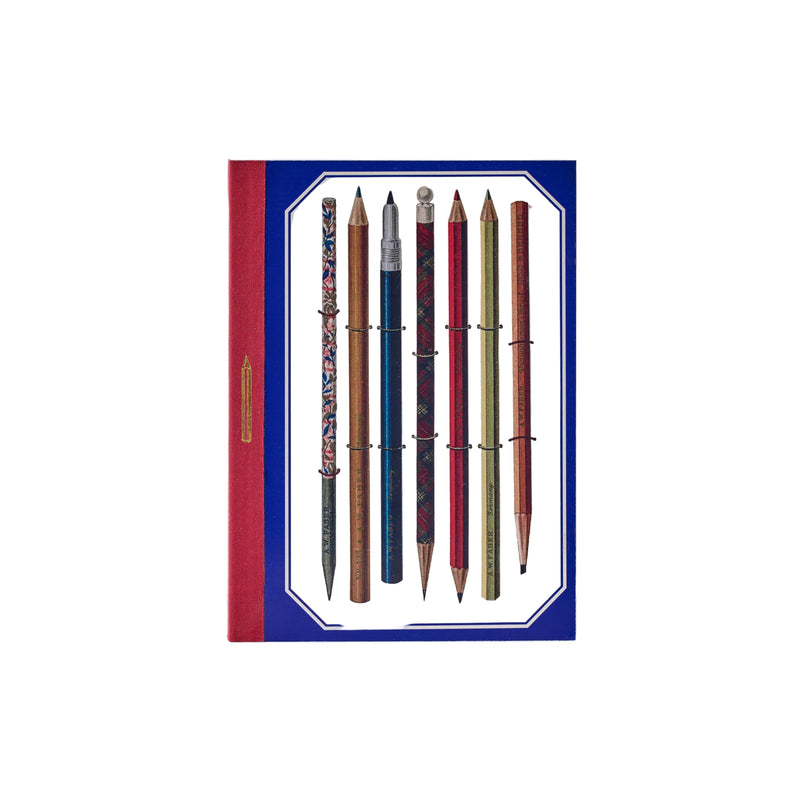 A5 Lay Flat Journal - Vintage Pencils