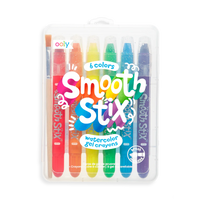Smooth Stix Watercolour Gel Crayons - Set of 6