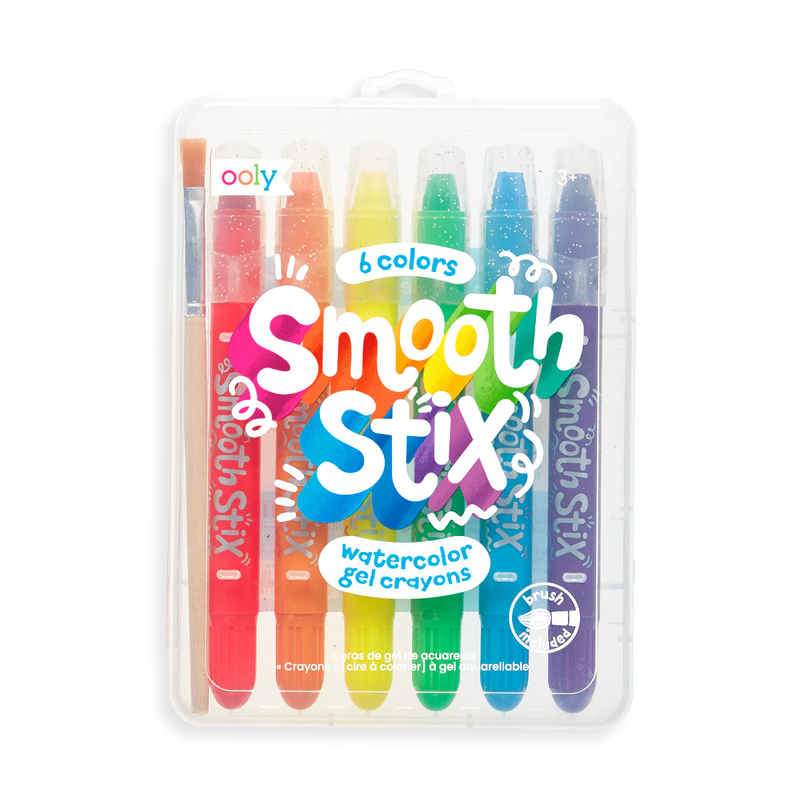Smooth Stix Watercolour Gel Crayons - Set of 6