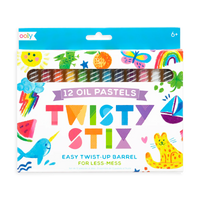 Twisty Stix Oil Pastels - Set of 12