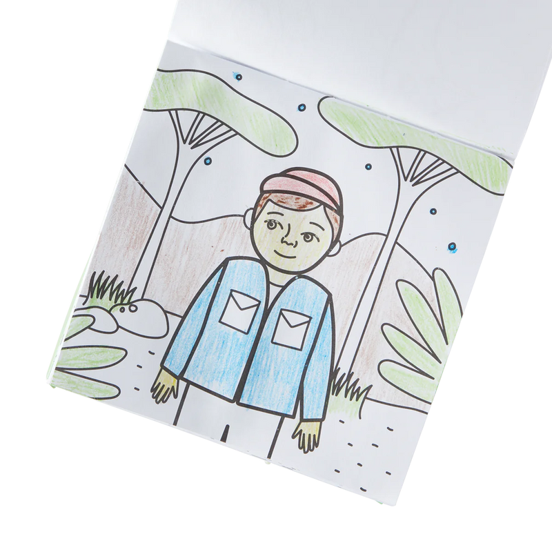 Carry Along Crayon & Colouring Book Kit - On Safari - Set of 9