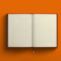 A5 Plain Sketchbook - Orange