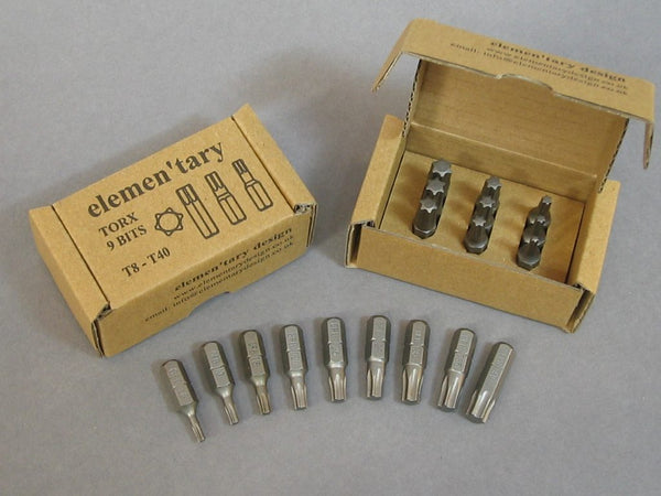 Torx Bits - Set of 9