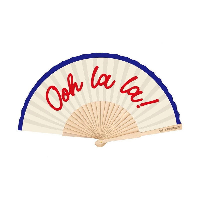 Ooh La La Script fan - 23cm