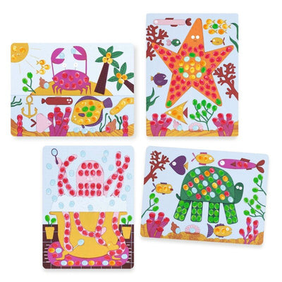 Djeco Magic Finger Painting - Dots and Fish
