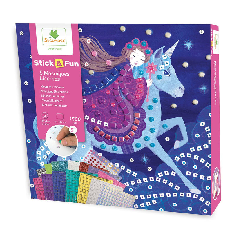 Stick 'n Fun Mosaic Unicorn Kit