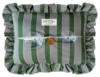 The Original Bath Pillow - Heritage Stripe Green