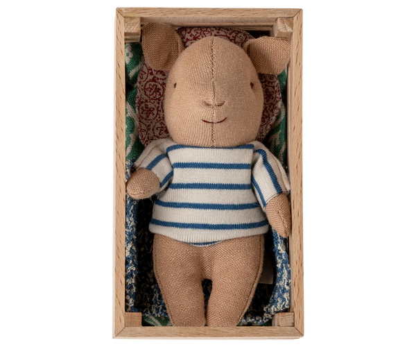 Maileg - Pig in Box - Baby Boy