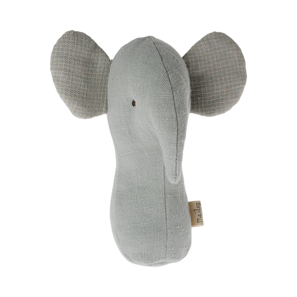 Elephant Rattle - Light Dusty Blue