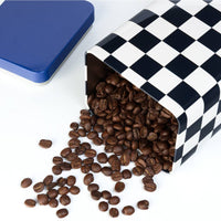 Airtight Tin Storage Container: Check Navy