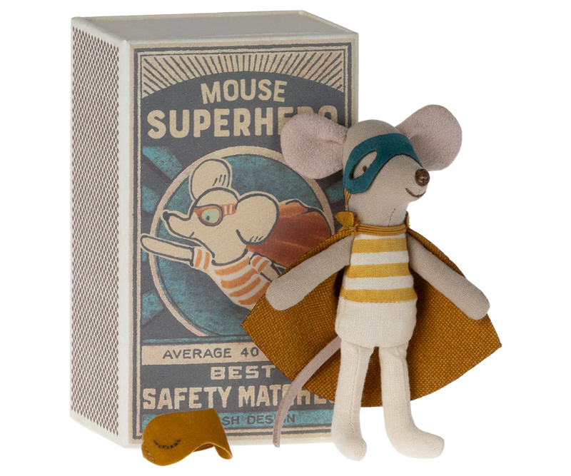 Superhero Mouse in Matchbox