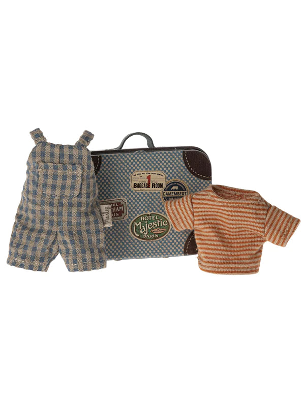 Overalls and Shirt in Suitcase for Big Brother Mouse
