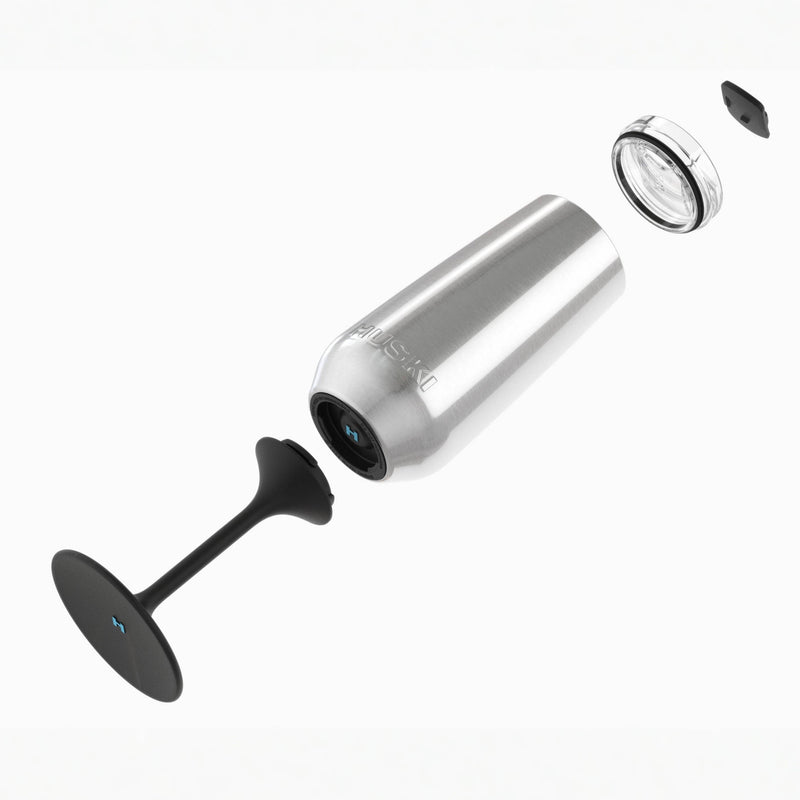 Huski Champagne Flute - Black