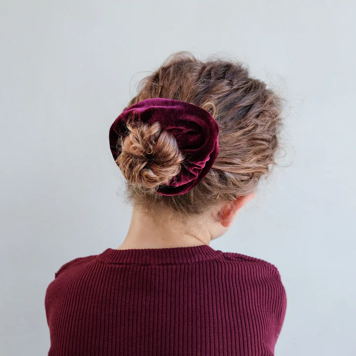 Giant Tartan Scrunchies - Red