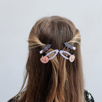 Pumpkin & Bat Clips Multi