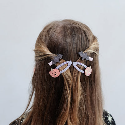 Pumpkin & Bat Clips Multi