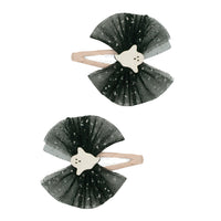 Ghoulish Ghost Tulle Clips