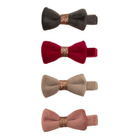 Christmas Velvet Bow Clips