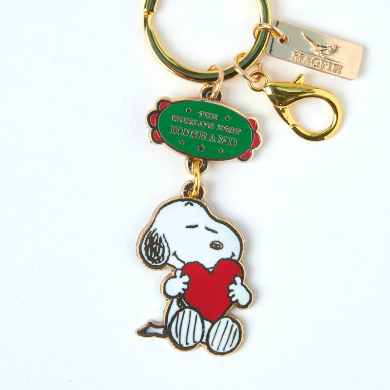 Peanuts World's Best Husband Keyring
