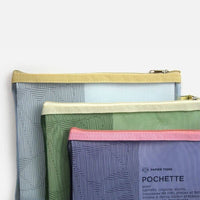 Mesh Pocket - Medium - Light Blue