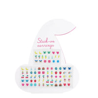 Rex London UK - Stick on earrings (40 pairs) - Cherry