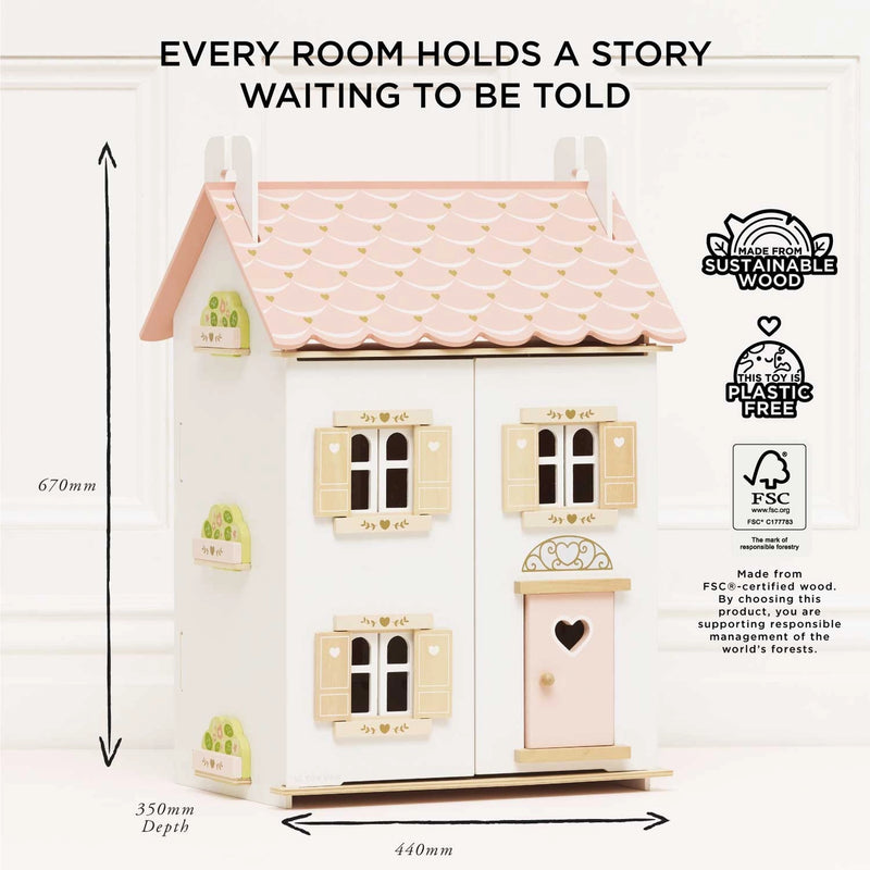 Roseheart Dolls House - 35 Pieces