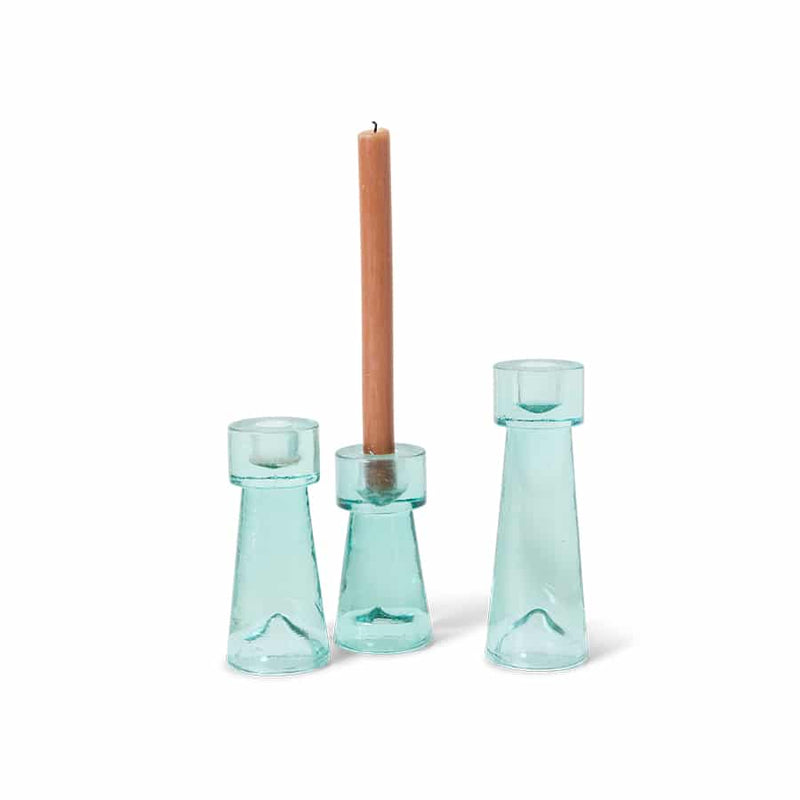 Arte Candle Holder - Ice Blue (Small)