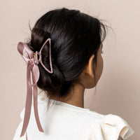 Ribbon Wrapped Claw Clip