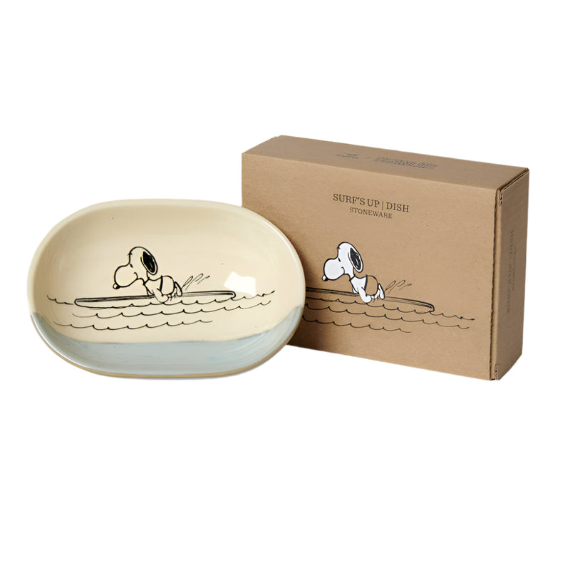 Peanuts Stoneware Dish - Surf's Up