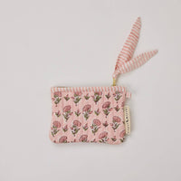 Zipped Pouch - Set of 2 - Floral Blush