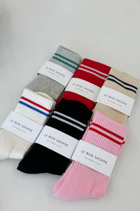 Boyfriend Socks - Amour Pink