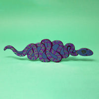 Snake Bookmark - Dark Red