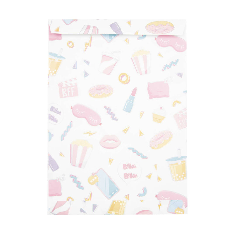 Pyjama Party Pouches - Set Of 8