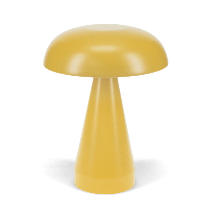 Touch dimmable mushroom table lamp - Mustard yellow