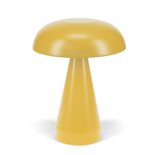 Touch dimmable mushroom table lamp - Mustard yellow