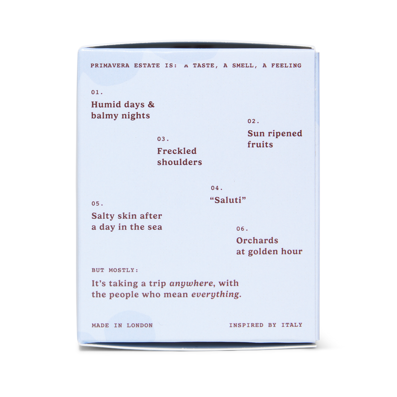 Primavera Estate Candle 250ml - Uva