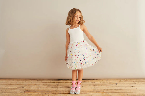 White Spot Dress