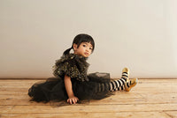 Black & Gold Sparkle Cape