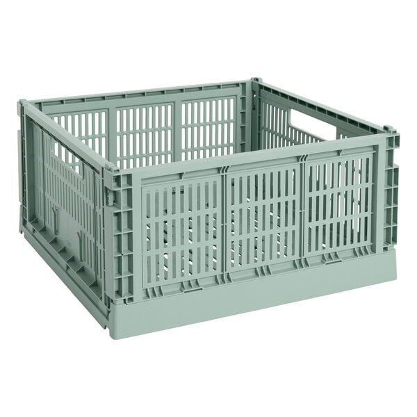Sage Green Square Crate - Large