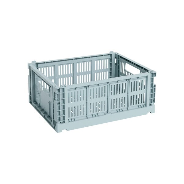 Dusty Blue Crate - Medium