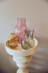 Gleam Glass Vase - Olive