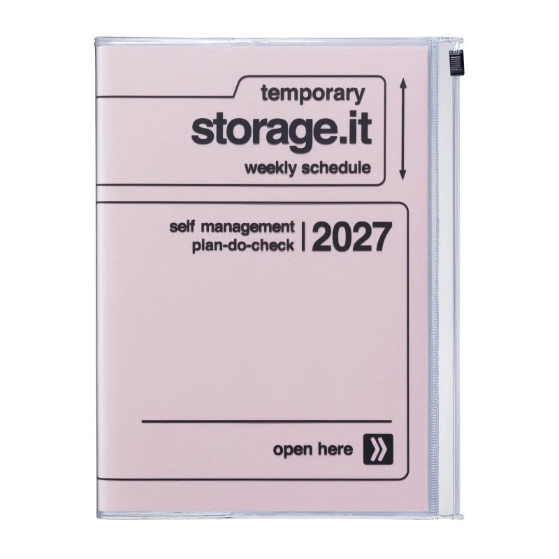 Mark's 2027 Diary A5 Storage.it - Pink