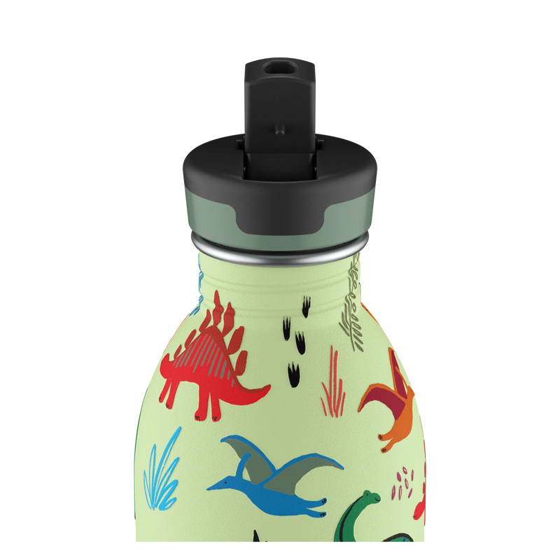 Kids Bottle with Straw - Jurassic Friends